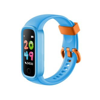 1 - Orologio Smartwatch bambino Smarty rettangolare azzurro silicone SW039B