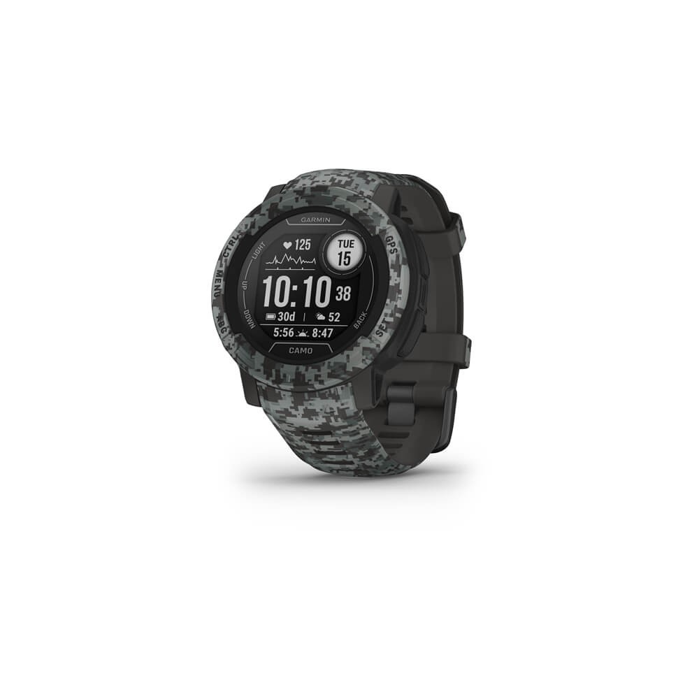 1 - Garmin man Instinct 2 Camo Edition Graphite 010-02626-03 silicone strap