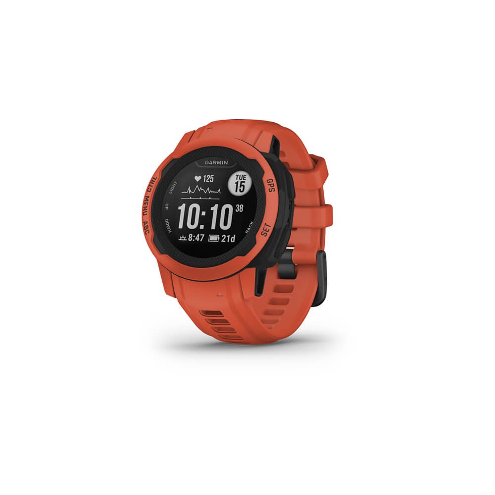 1 - Garmin men's Instinct 2S orange Poppy 010-02563-06 silicone strap