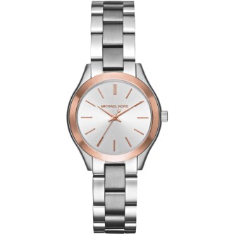 1 - Watch Michael Kors woman only time analog steel strap model MK3514.