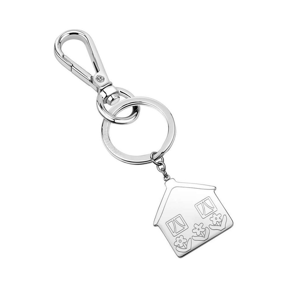 1 - Keychain woman house Morellato SD0609 polished steel