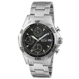 1 - Breil Watch Solar Chronograph Man analog steel strap Speedway TW1768 collection.