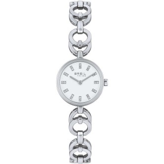 1 - Breil Luna women's white steel time only watch EW0555