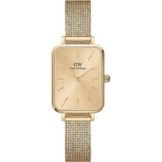 1 - Daniel Wellington Unitone Quadro woman watch gold DW00100485 steel