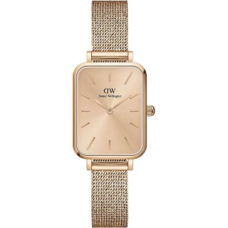 1 - Daniel Wellington Unitone Quadro rose gold watch DW00100484 steel