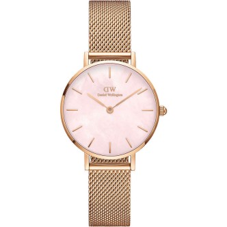 1 - Orologio Daniel Wellington Petite Melrose Pearl madreperla DW00100513 acciaio