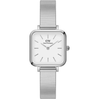 1 - Daniel Wellington Quadro Studio DW00100521 steel woman watch