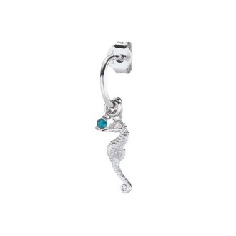 1 - Woman earring Amen Seahorse 925 Silver ORMOANCABP