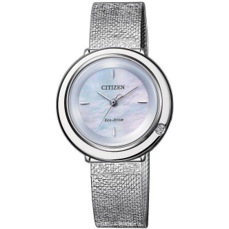 1 - Citizen watch Only time woman analog steel strap model EM0640-82D