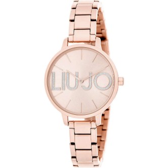 1 - LiuJo Couple rosé woman time only watch TLJ1290