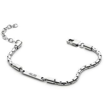 1 - Bracciale uomo 4US Cesare Paciotti Snake 4UBR4480 acciaio