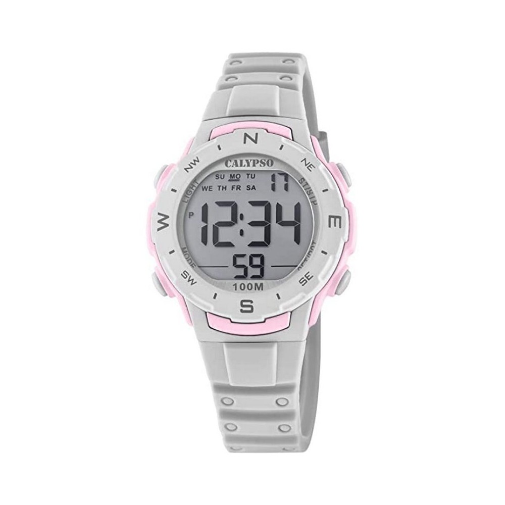 1 - Calypso gray K5801 / 1 plastic girl digital watch