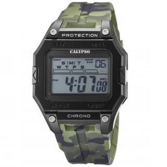 1 - Calypso K5810 / 4 Plastic Child Digital Military Watch