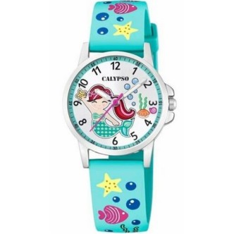 1 - Orologio sirenetta bambina Calypso Junior solo tempo K5782/4 acciaio