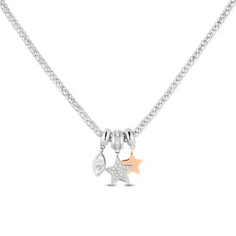 1 - Stroili Lady Chic woman necklace with steel star and crystals 1674560