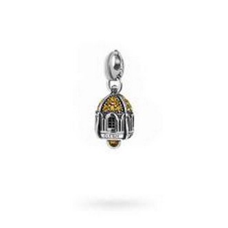 1 - Charm Ellius woman 925 Silver Capri bell with zircon R723 / RV / PB / MO