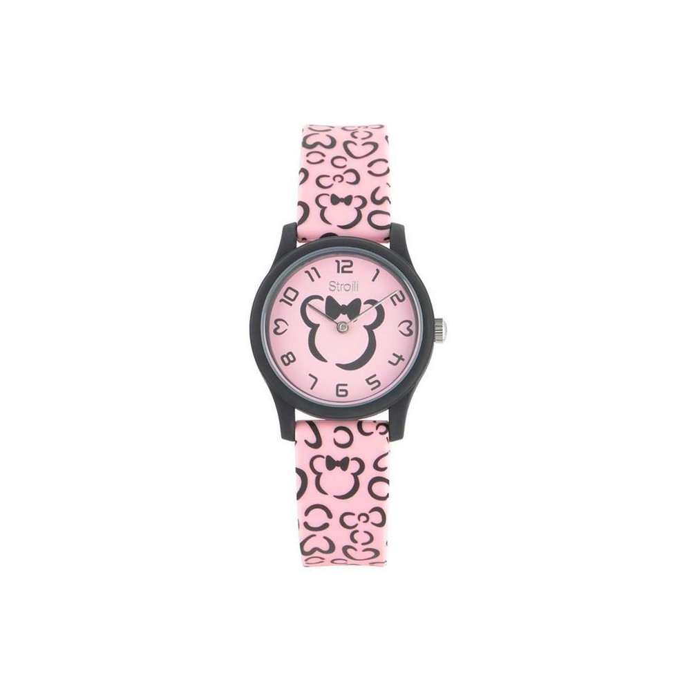 1 - Stroili Happy Times Minnie pink silicone woman watch 1674323