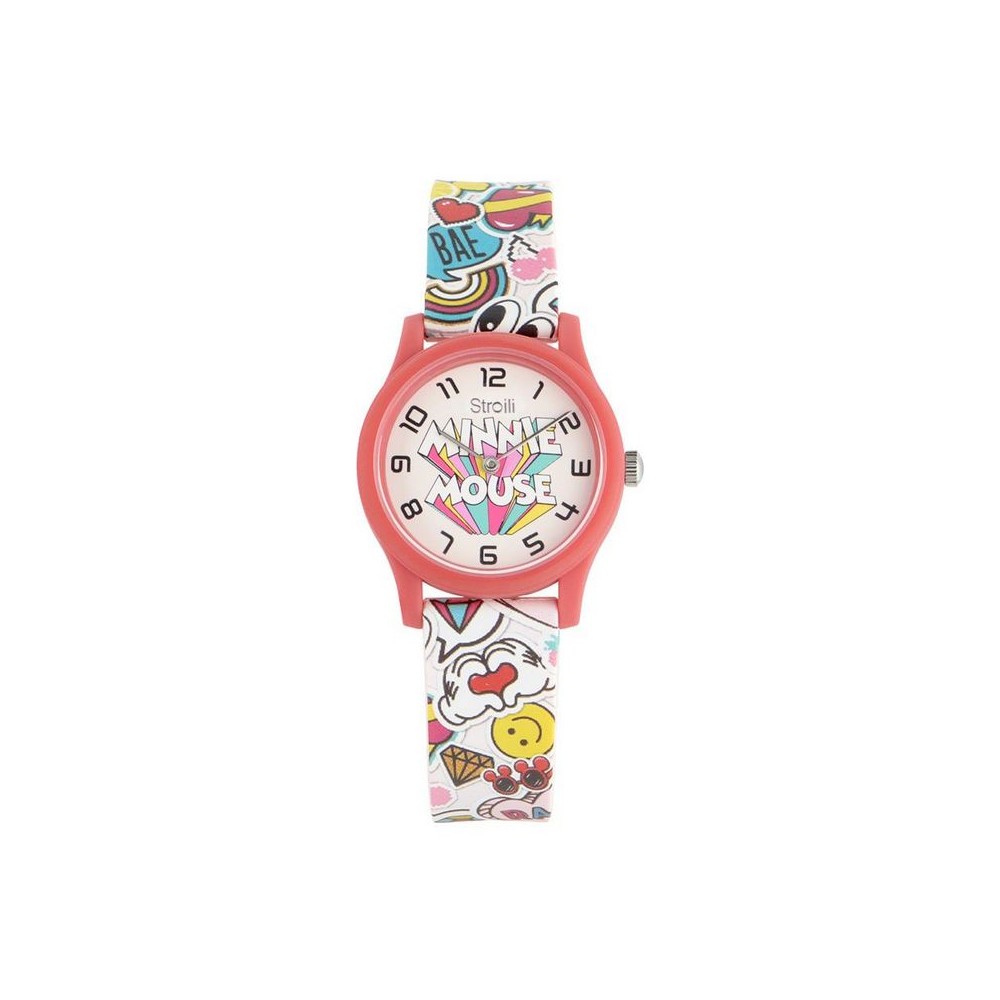 1 - Orologio bambina Stroili Happy Times Minnie rosa 1674325