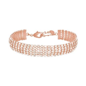 1 - Bracciale donna Stroili Romantic Shine multifilo rosato cristalli 1671152