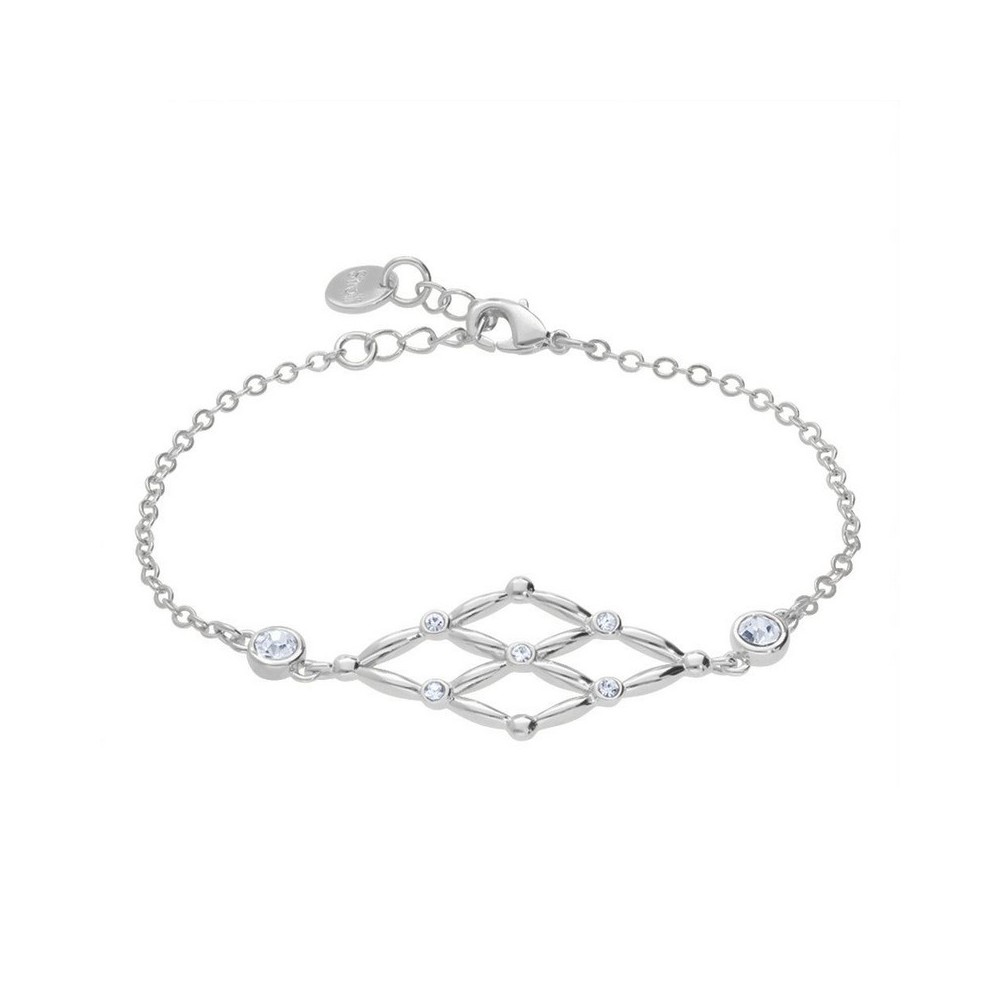 1 - Stroili Vivian woman bracelet with rhombus brass and crystals 1673240