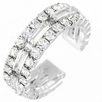 1 - Stroili Romantic Shine woman ring with crystals and rhinestones 1674382