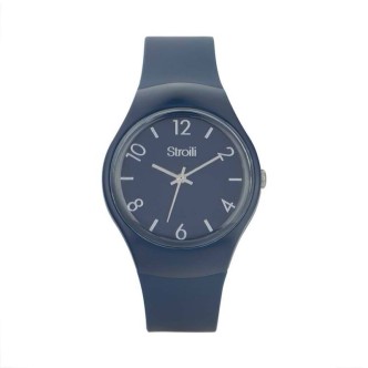 1 - Stroili men's watch only time Dallas blue silicone 1674252