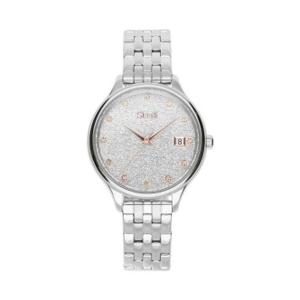 1 - Orologio Stroili donna solo tempo Niagara glitterato 1668492 acciaio