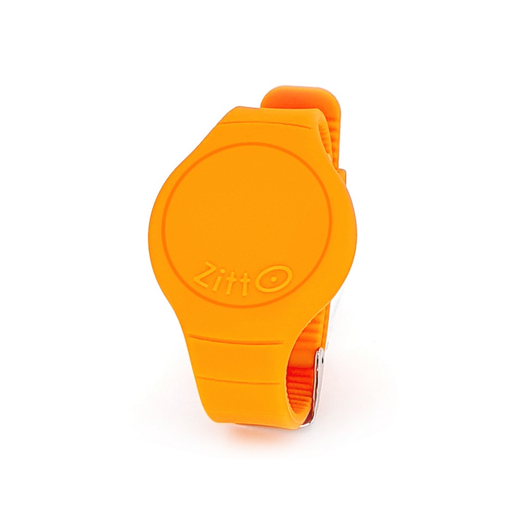 1 - Zitto watch woman orange Clownfish Orange silicone Mini Led