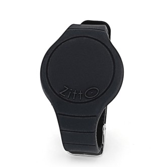 1 - Orologio Zitto donna nero Jet Black silicone Mini Led