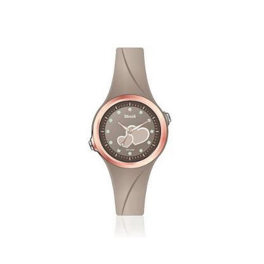 1 - Orologio solo tempo donna Stroili Sevilla silicone grigio 1663883