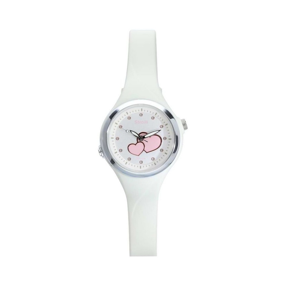 1 - Stroili Sevilla woman time only watch white silicone 1663882