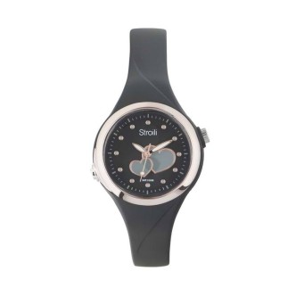 1 - Orologio solo tempo donna Stroili Sevilla silicone nero 1663884