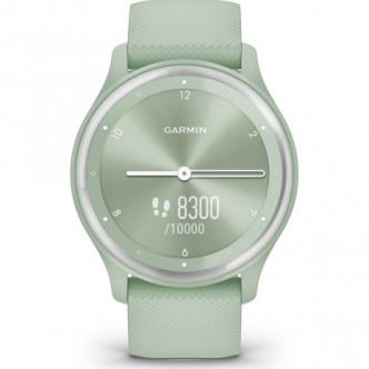 1 - Garmin Vivomove Sport Mint unisex watch 010-02566-03 silicone case and strap