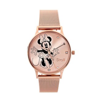 1 - Orologio Minnie rosato Stroili donna acciaio 1666766 con cristalli