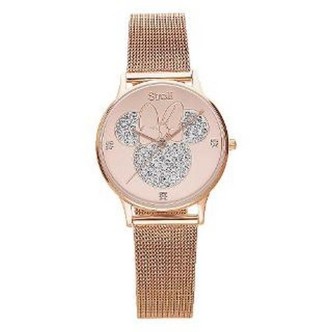 1 - Orologio Minnie rosato Stroili donna acciaio 1666764 con cristalli