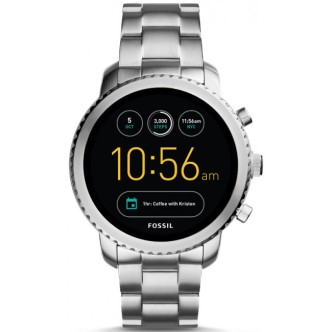 1 - Orologio Fossil Smartwatch digitale uomo cinturino in acciaio modello FTW4000 Q Explorist