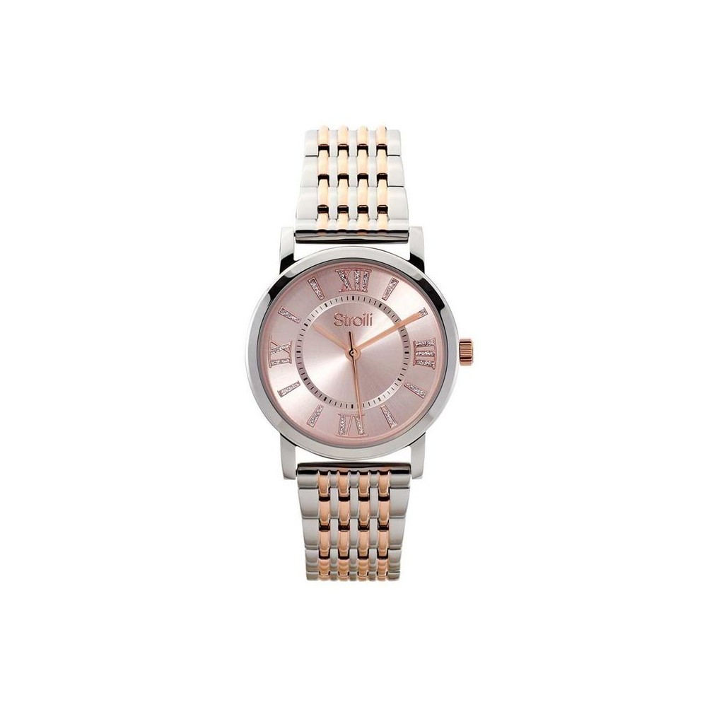 1 - Stroili Brera rosé women's watch steel 1673279 with crystals