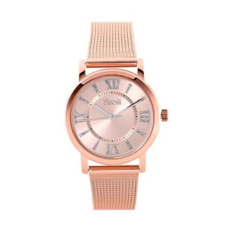 1 - Stroili Brera rosato women's watch Milan mesh 1671058 with crystals