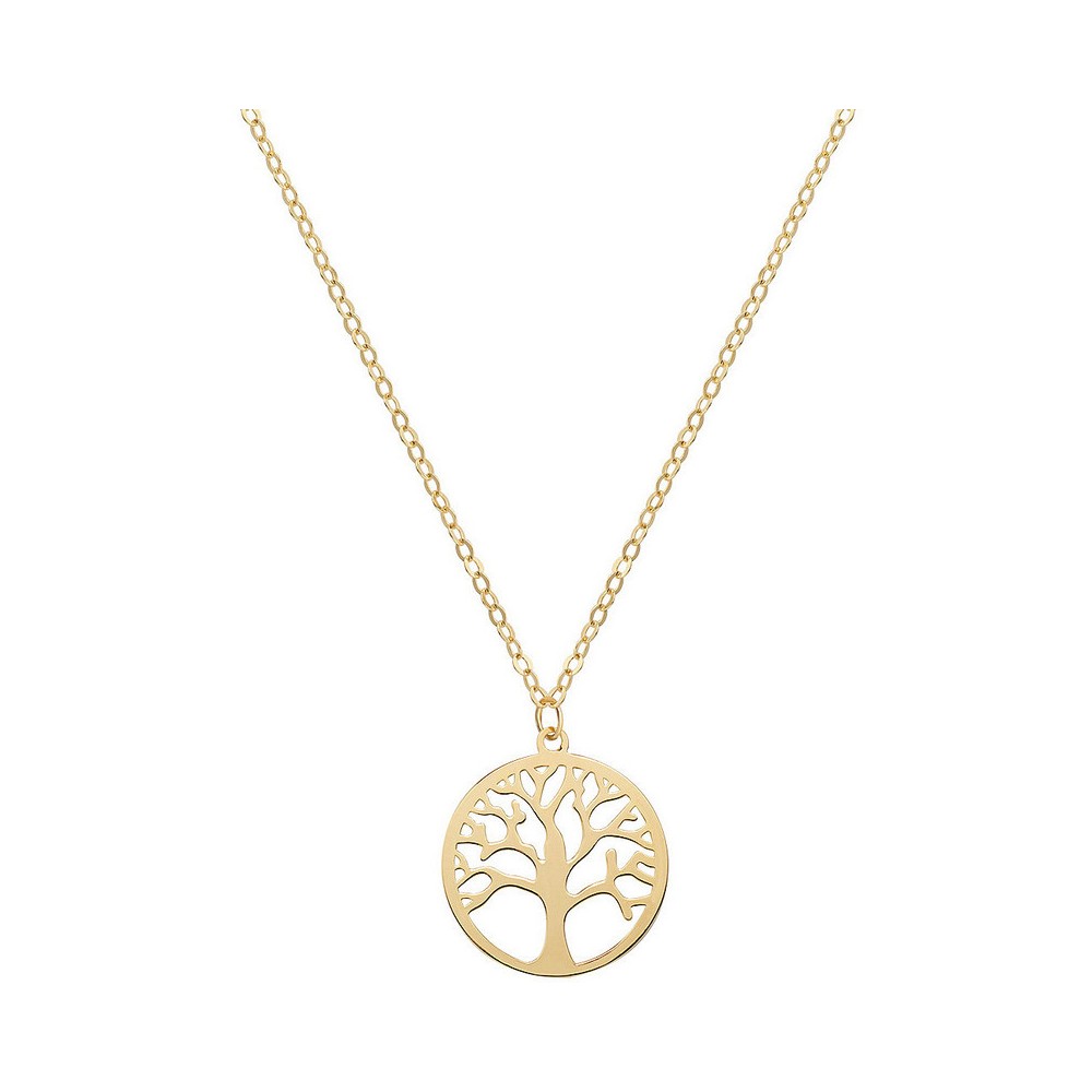 1 - Amen Woman Necklace Tree of Life 9Kt Yellow Gold AU9CLALG3