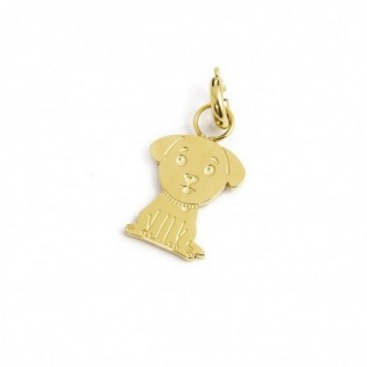 1 - Golden steel dog charm Marlù 15CH137G