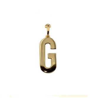 1 - Woman earring Golden Letter D Rue des Mille Electroformed Silver 925 OR-GB 01 D AU