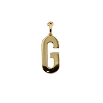 1 - Woman earring Golden Letter G Rue des Mille Electroformed Silver 925 OR-GB 01 G AU