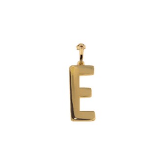 1 - Woman earring letter E Rue des Mille Silver 925 Electroformed OR-GB 01 E AU