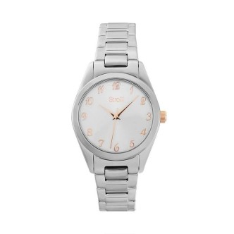 1 - Orologio Stroili donna solo tempo Belleville bianco 1663830 acciaio