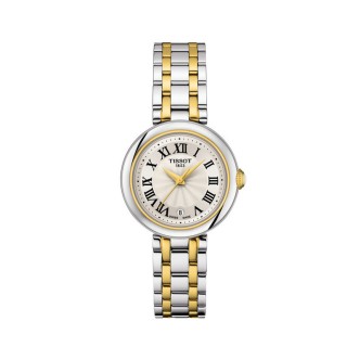 1 - Orologio Tissot Bellissima Small donna solo tempo T126.010.22.013.00 cassa e bracciale in acciaio PVD Oro