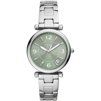 1 - Fossil Carlie green woman time only watch with bracelet ES5157