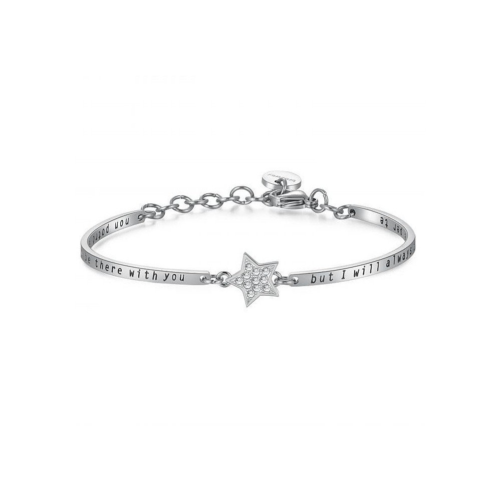 1 - Brosway BHK152 steel bracelet with stainless steel star and Swarovski crystals