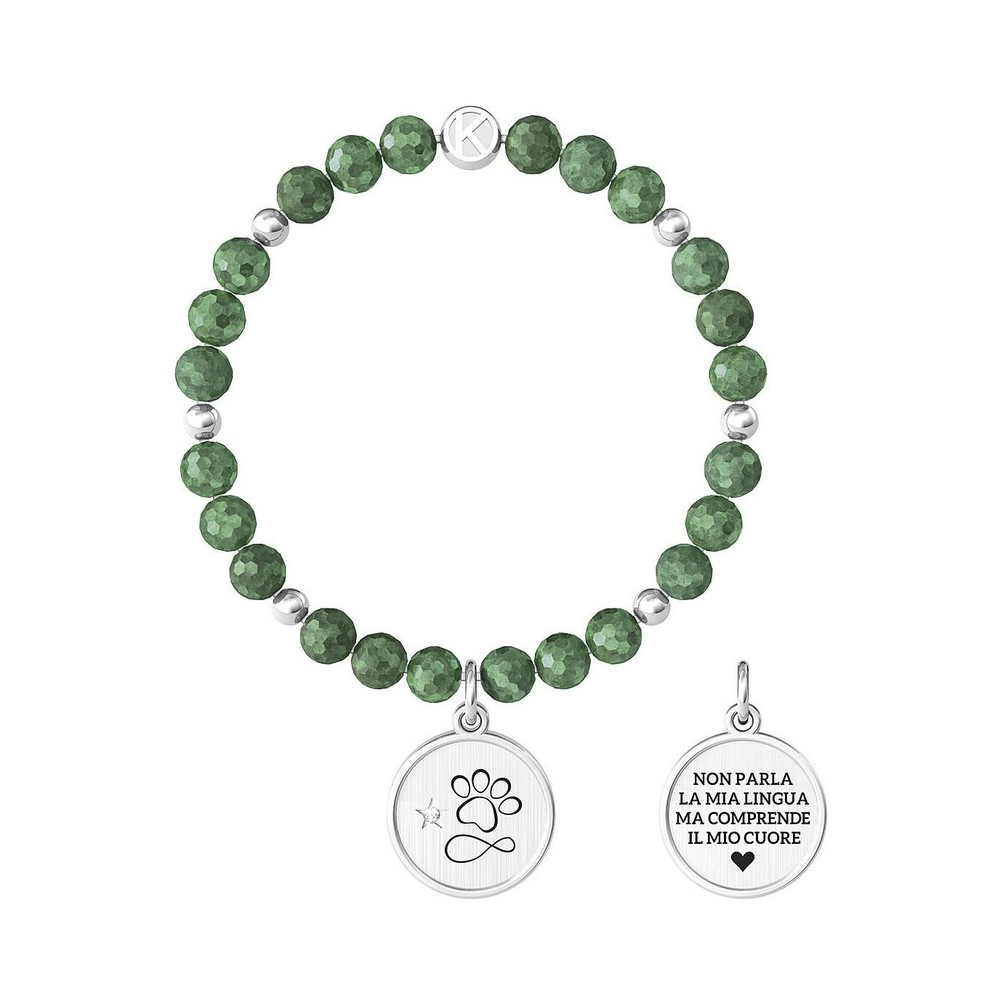 1 - Kidult women's bracelet Pets green steel 732004 Animal Planet