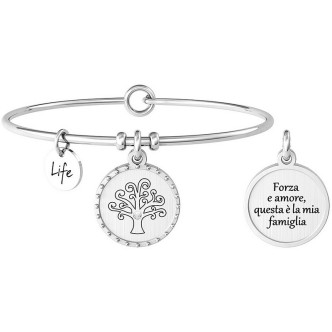 1 - Kidult woman bracelet Tree of life steel 732006 Family