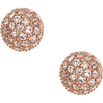 1 - Fossil Earrings JF01405791 in stainless steel with crystals Vintage Glitz collection